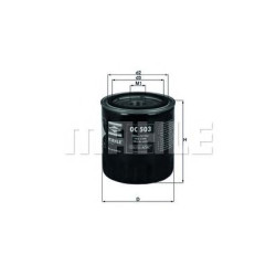 Filter za ulje MAHLE OC 503