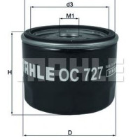 Filter ulja MAHLE OC 727