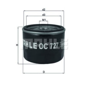 Filter za ulje MAHLE OC 727