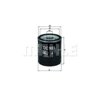 Filter ulja MAHLE OC 981