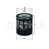 Filter ulja MAHLE OC 981