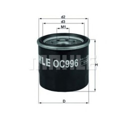 Filter za ulje MAHLE OC 996