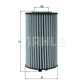 Filter za ulje MAHLE OX 1058D
