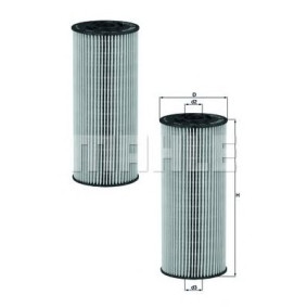 Filter za ulje MAHLE OX 137D1/S