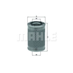 Filter za ulje MAHLE OX 13D