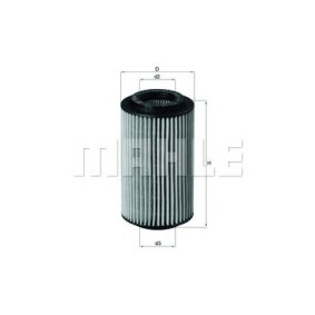 Filter za ulje MAHLE OX 153/7D2