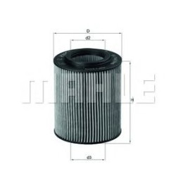 Filter za ulje MAHLE OX 154/1D