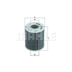 Filter za ulje MAHLE OX 163/4D