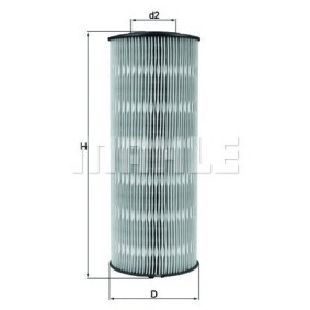 Filter za ulje MAHLE OX 168D