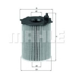 Filter za ulje MAHLE OX 171/2D