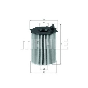Filter za ulje MAHLE OX 171/2D