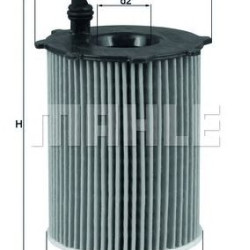 Filter za ulje MAHLE OX 171/2D1