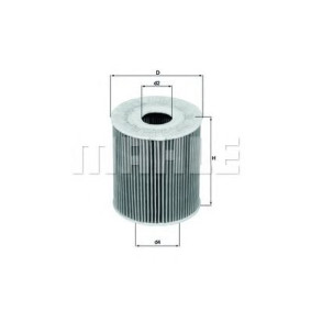 Filter za ulje MAHLE OX 175D