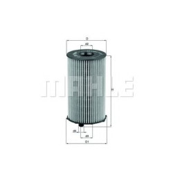 Filter za ulje MAHLE OX 205/2D