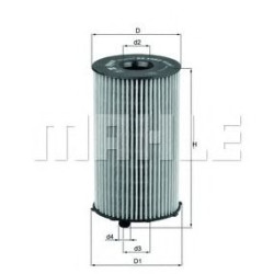 Filter za ulje MAHLE OX 205/2D