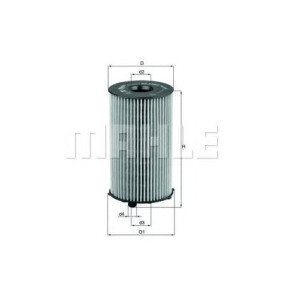 Filter za ulje MAHLE OX 205/2D