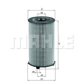 Filter za ulje MAHLE OX 205/2D
