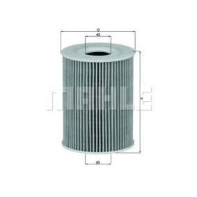 Filter za ulje MAHLE OX 254D4
