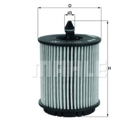 Filter za ulje MAHLE OX 258D