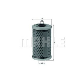 Filter za ulje MAHLE OX 33D