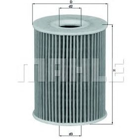 Filter ulja MAHLE OX 355/3D