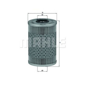 Filter za ulje MAHLE OX 41D