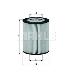 Filter za ulje MAHLE OX 433D