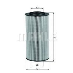 Filter za ulje MAHLE OX 434D