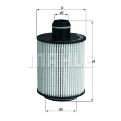 Filter za ulje MAHLE OX 553D