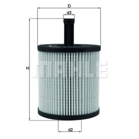 Filter za ulje MAHLE OX 556D