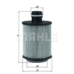 Filter za ulje MAHLE OX 559D