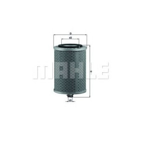 Filter za ulje MAHLE OX 71D