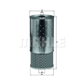 Filter za ulje MAHLE OX 78D1
