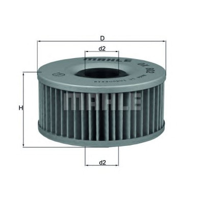 Filter za ulje MAHLE OX 802