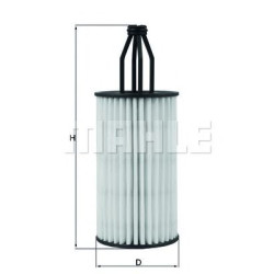 Filter za ulje MAHLE OX 814D