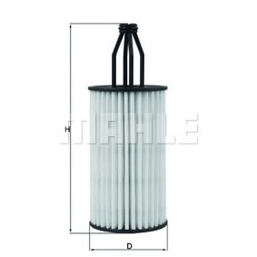 Filter za ulje MAHLE OX 814D