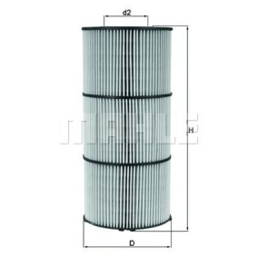 Filter za ulje MAHLE OX 832D