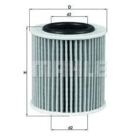 Filter za ulje MAHLE OX 834D