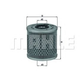 Filter ulja MAHLE OX 91D