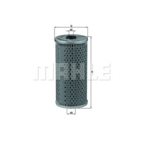 Filter za ulje MAHLE OX 92D