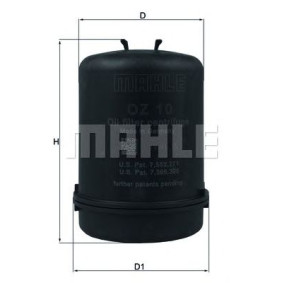 Filter za ulje MAHLE OZ 10D
