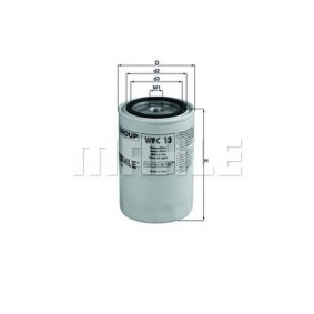 Filter rashladne tekućine MAHLE WFC 13