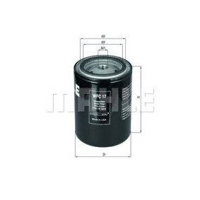 Filter rashladne tekućine MAHLE WFC 17