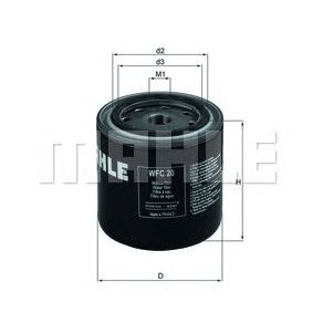 Filter rashladne tekućine MAHLE WFC 20