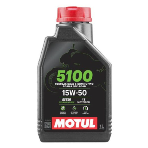 MOTUL 5100 4T 15W-50, 1L ESTER