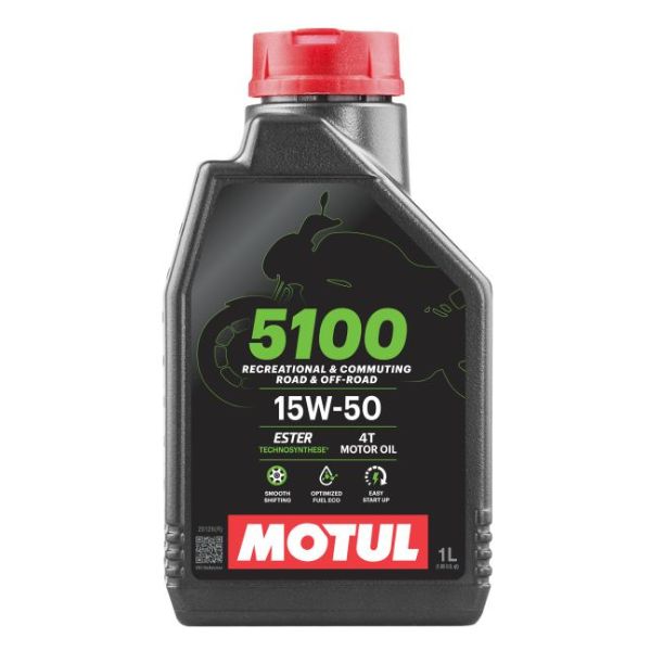 MOTUL 5100 4T 15W-50, 1L ESTER