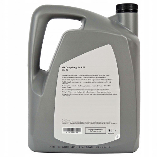 VW  Original Longlife III 0W-30, 5L