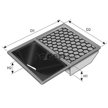 Filter zraka PURFLUX A1707