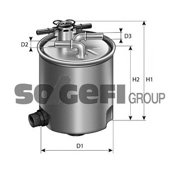 Filter goriva PURFLUX FCS733