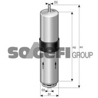 Filter goriva PURFLUX FCS805